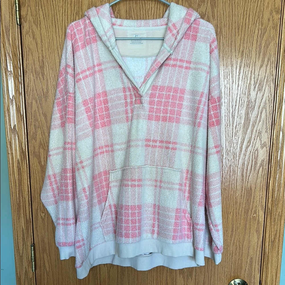 Aerie Snowed In Fleece Hoodie Sz L